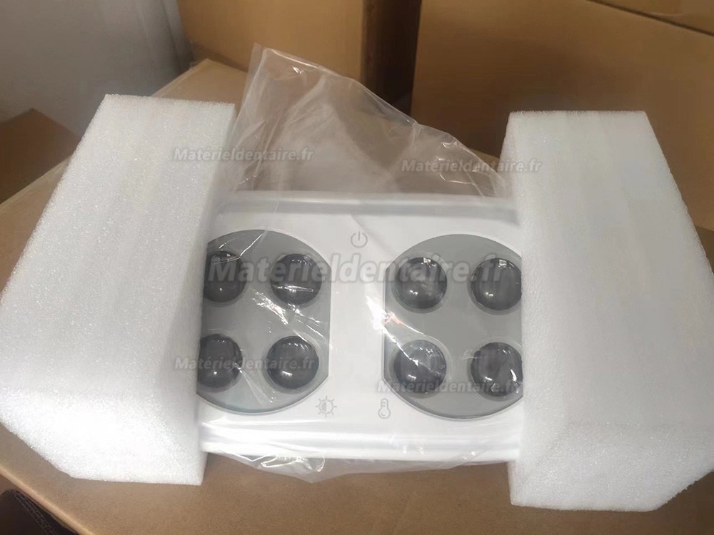 Lampe pour fauteuil dentaire bicolore réglable 8 LED 10W avec interrupteur à capteur